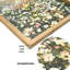Art mural rétro 16 x 24 po avec peinture Wildflower