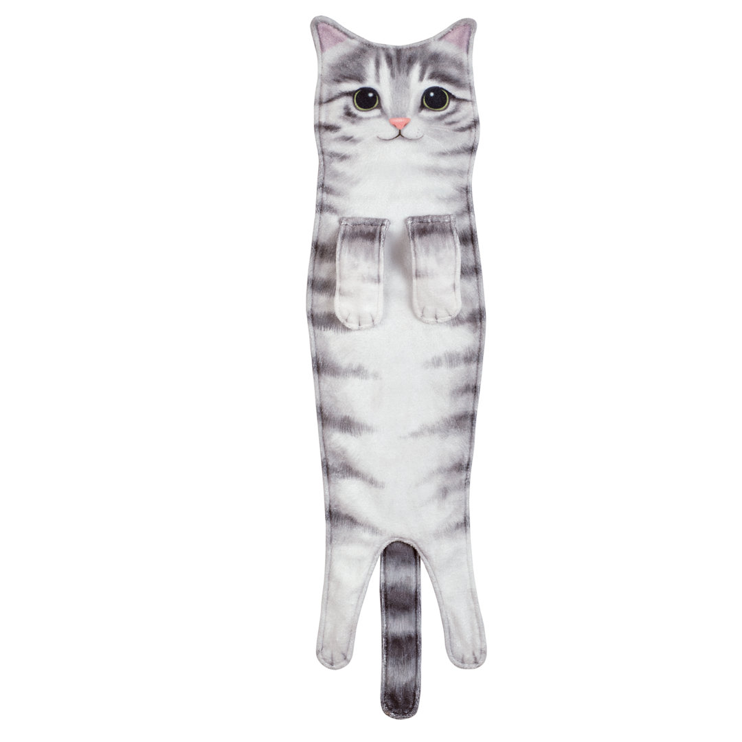 Adorable Cat-Shaped Hanging Kitchen Towel Winston Brands