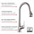 Sumerain Pull-down Kitchen Sink Faucet, Touchless Hands-free Kitchen Faucet, Motion Sensor Kitchen Faucet Commercial Grade-112250402