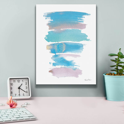  «Sideway 2 Pastel» par Farida Zaman, art mural sur toile, 12 po x 16 po