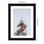 «Point Lighthouse» par Daisey, reproduction d'art encadrée-1602882457-1602882470
