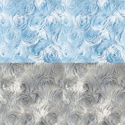 2 Pack Curly Plush Baby Blankets