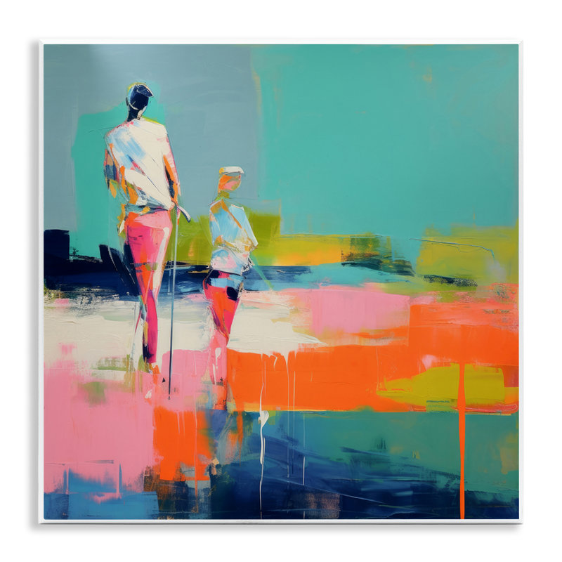 «People Golfing Abstraction» par Irena Orlov