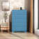 Wooden 7-Drawer Storage Cabinet With Built-In Outlet Durable Organizer For Bedroom, Living Room And Office