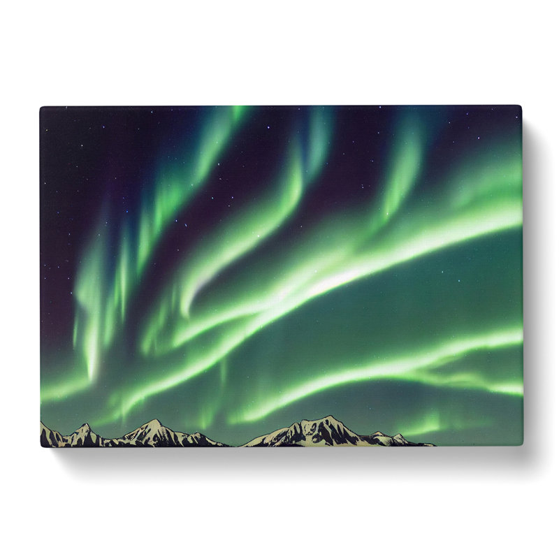 The Wondrous Northern Lights - Wrapped Canvas, 35cm H x 50cm W x 3cm D