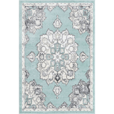 Tapis bleu traditionnel Traditional Troayurgh