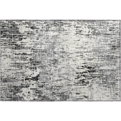 Premium Machine Washable Laxmeena AMF66 Gray Rug