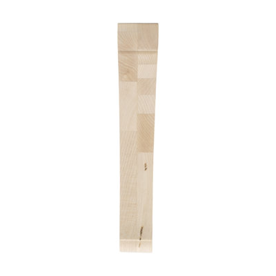 10 in x 1-7/8 in x 7 in Unfinished Small Solid Traditional Plain Wood Bracket Corbel