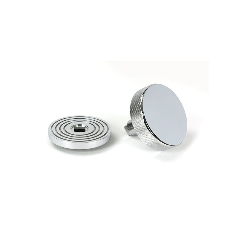 Brompton Single Dummy Door Knob , Polished Chrome