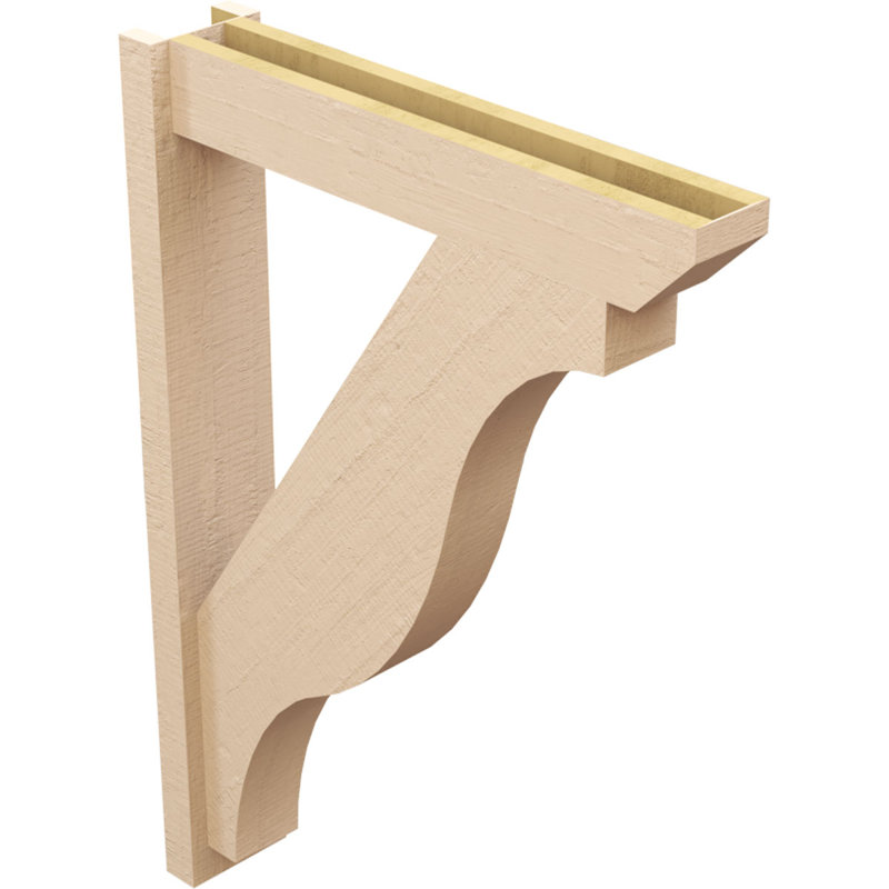 Bois de cèdre brut Funston Slat, H 42 po x l 6 po x P 30 po