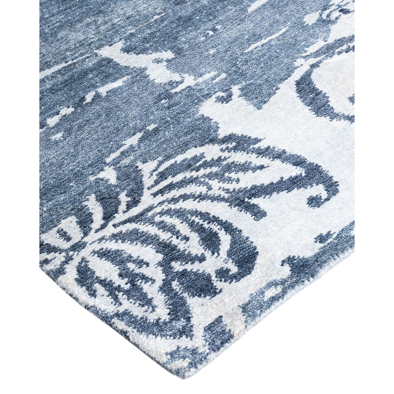 Overdyed One-of-a-Kind 9' 2" X 12' 0" Hand Knotted Area Rug