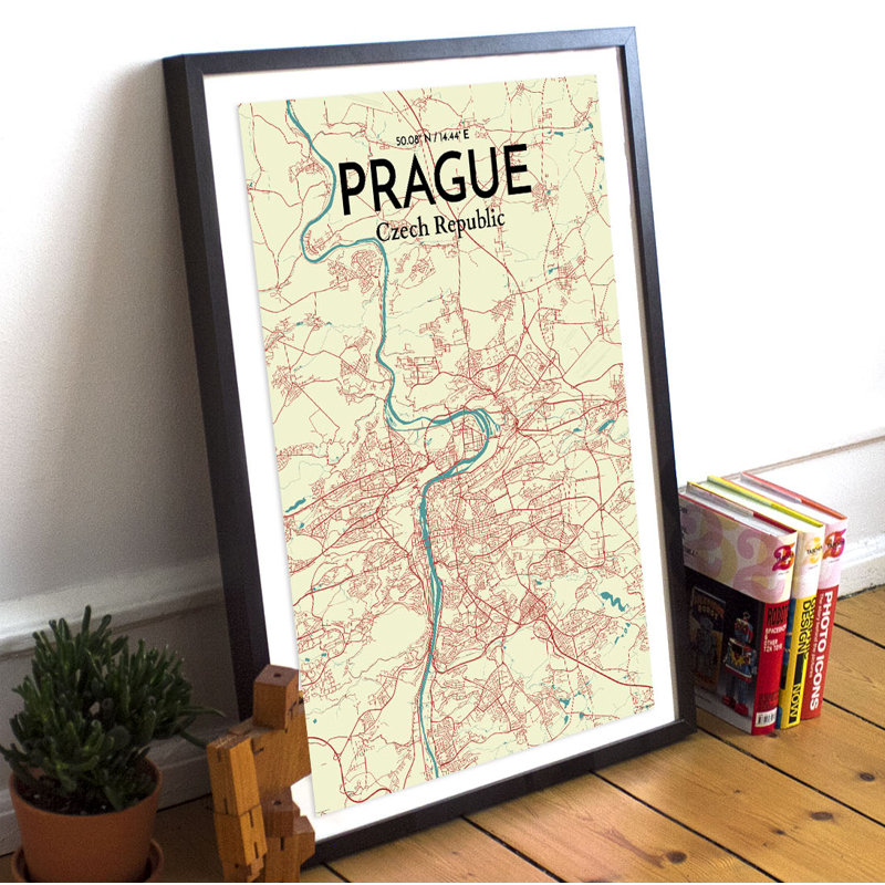 Prague - No Frame Print, 43.2cm H x 27.9cm W x 0.1cm D