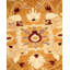 Tapis unique brun / beige / rouge noué à la main de 9 pi 1 po x 11 pi 7 po Haynie