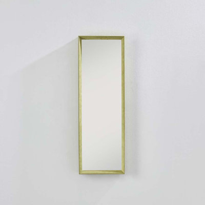 Nakira Solid Wood Rectangle Wall Mirror