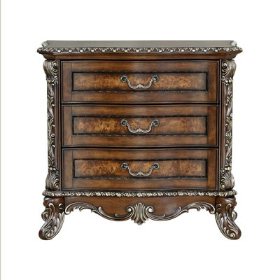 Devany Nightstand, Cherry Finish by Bloomsbury Market