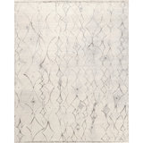 Geometric Area Rug in Blue
