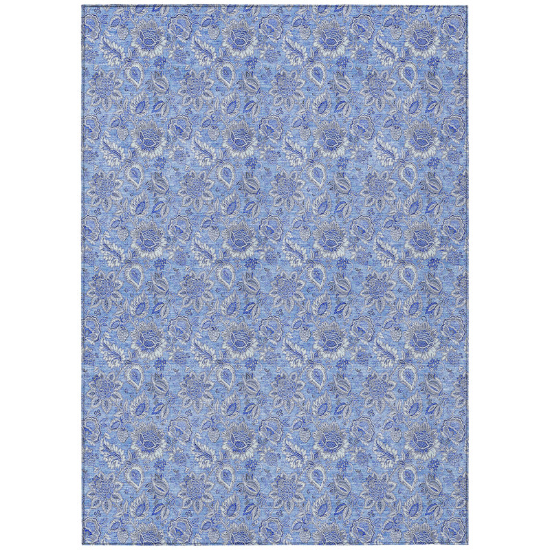 Fareham Washable Floral Indoor / Outdoor Rug, Rectangle 2'6" x 3'10"