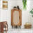 Freestanding Rattan Door Corner Cabinet, Space-Saving And Stylish Storage Solution For Small Rooms And Corners.-681802859