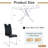Glass Dining Table Set, Modern Glass Kitchen Table and Chairs, Dining Room Table Set with 51" Glass Dinner Table & Faux Leather Chairs for Small Space,Home, Apartment-297156929-272150525-272150526