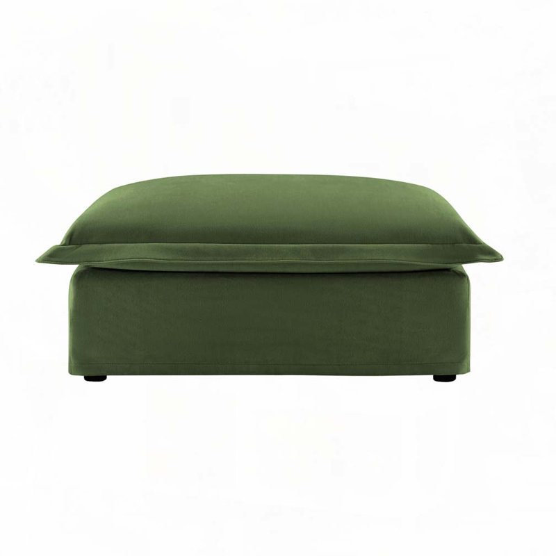 Repose-pieds en chenille, Chenille verte