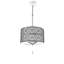 Luminaire suspendu tambour 1 lumière