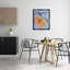 Motif floral d'agrumes orange, estampe numérique de Deborah Curiel-195467752-195467753