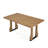 Case 63" Rectangular Dining Table With Solid Wood Legs-140759434