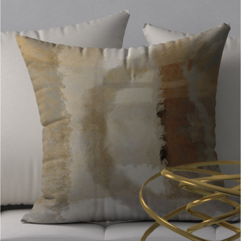 Reversible Throw Pillow, 18" x 18"