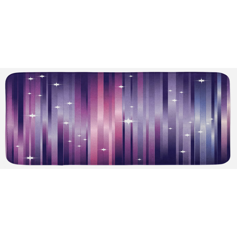 Tapis de cuisine abstrait multicolore