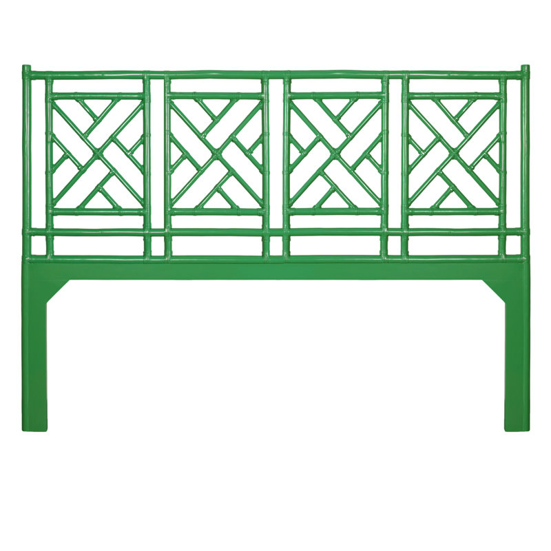 Chippendale Platform Bed, Bright Green, California King