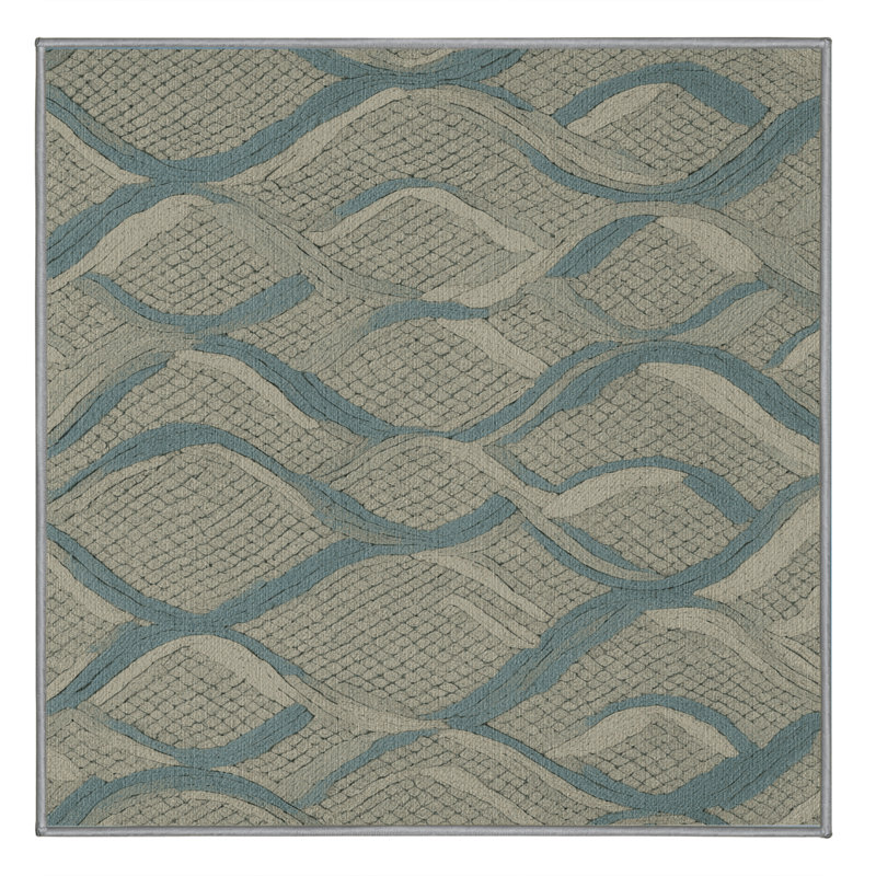  Tapis bord de mer lavable, Carré 4 pi