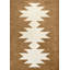 Tapis en terre cuite / crème Norwell Minimalist-796034698