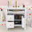 Modern Bathroom Vanity with Storage and Wood Construction-1571378915