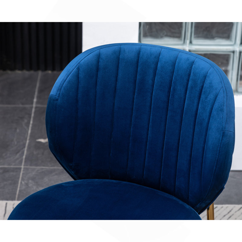 Chaise de salle à manger Amoa, Bleu