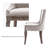 Siersha Linen Side Chair Dining Chair（set of 4）-86851789