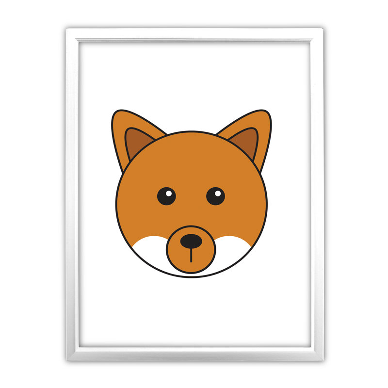 Single Picture Frame Print, White