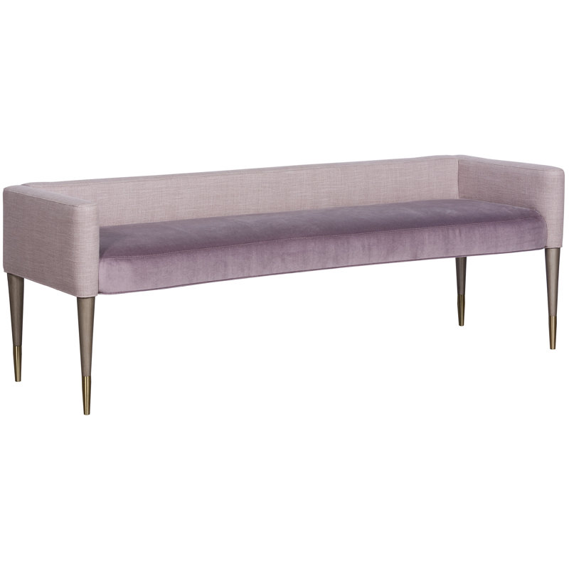 Annabelle Upholstered Bench, Nadia Earth, Casa Blanca
