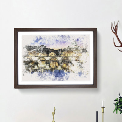 St. Peters Basilica in Rome Italy - Framed Print