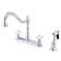 Heritage Double Handle Kitchen Faucet with Side Spray