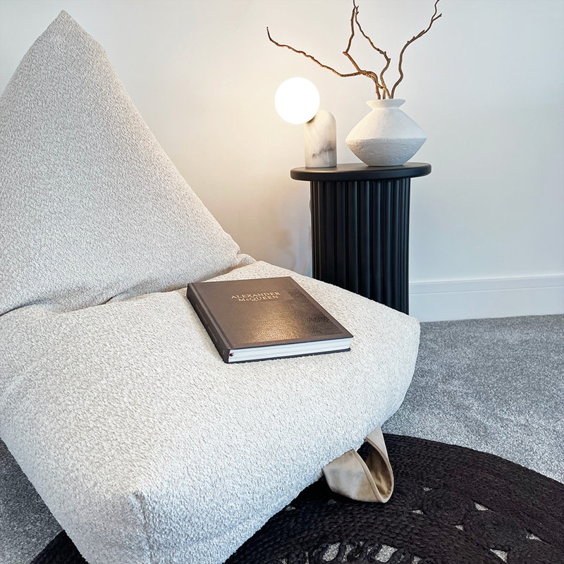 rucomfy Beanbags Snug Humbug Bean Bag Chair with Filling - Home Furniture Recliner Chair or Lounger - Soft Durable Fabric - Machine Washable - 120 x 80 x 75cm