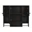 Armoire murale de salle de bain améliorée au-dessus de la toilette, rangement en bois avec charnières à fermeture douce et compartiments polyvalents