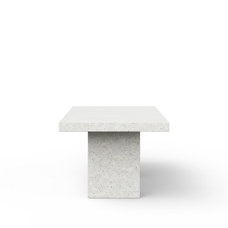 Mixx Elcor 82.75, Ivory Terrazo, 95" L x 47" W, Counter Table (36.25" Height)