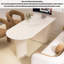 Bureau en pierre frittée blanc pur-1801070382