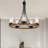 5 Lights Wagon Wheel Chandelier