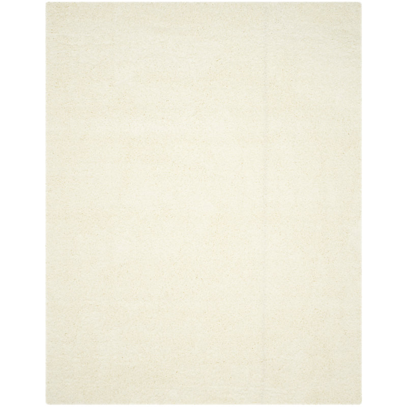 Frankmut Shag Performance Solid Color Rug, Rectangle 10' x 14'