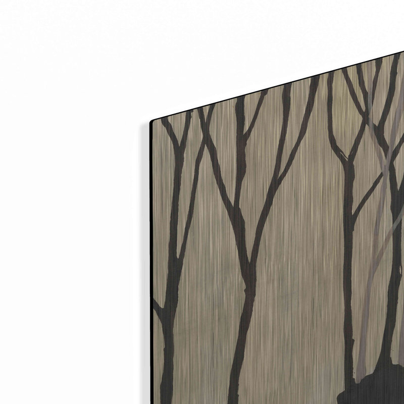 «Millwood Pines» «Silhouette II» par Chris Paschke, art mural en métal, H 24 po x l 12 po