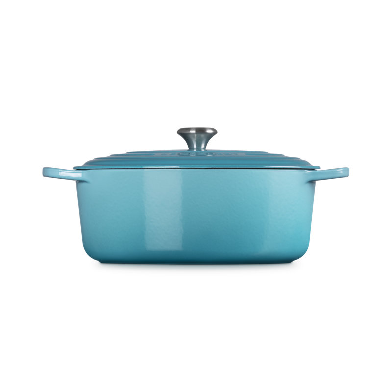 Le Creuset Signature Cast Iron Oval Oven 8 Qt, Caribbean