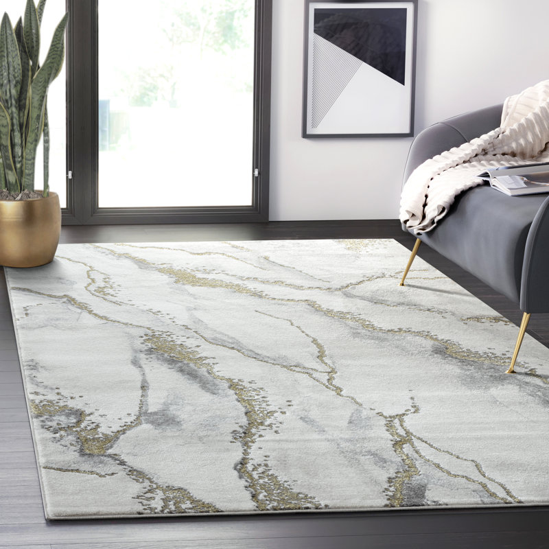 Mickleson Abstract Indoor Rug, Runner 2'3" x 12'