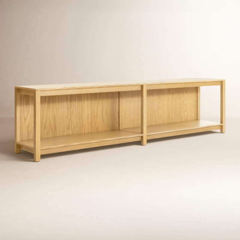 Open Plan Storage Bench, White Oak