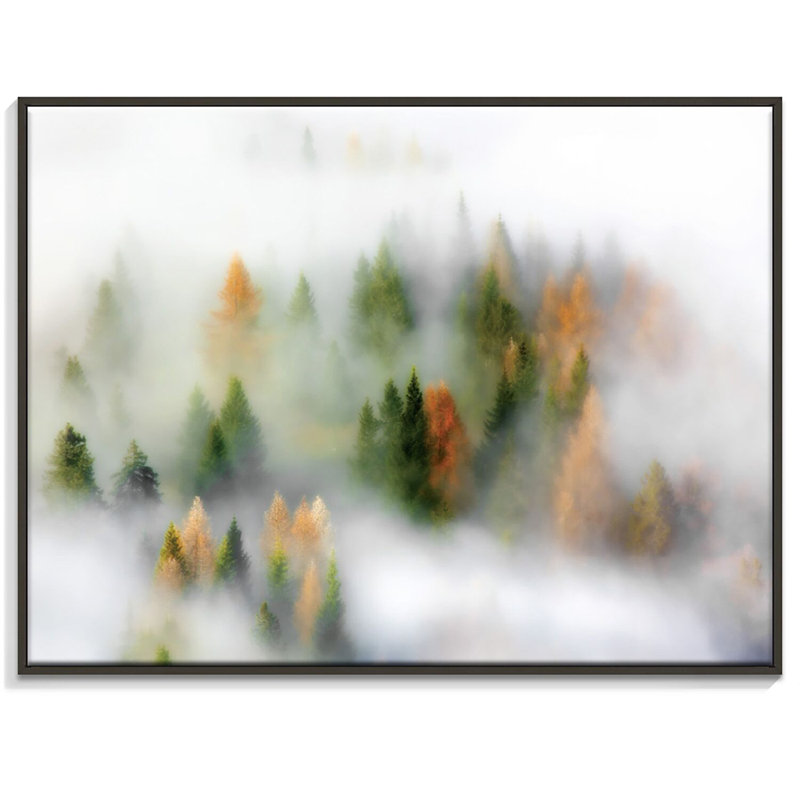 Print on Canvas, 76cm H x 102cm W, Black Floater Frame